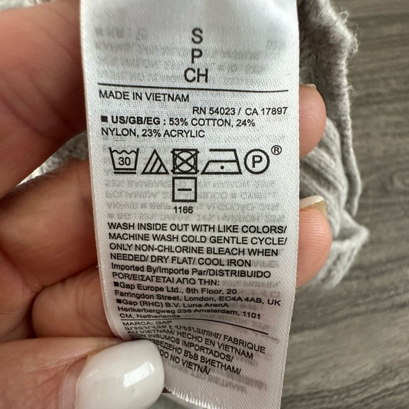 GAP Light Gray Textured Sweater dress - Picture 10 of 10